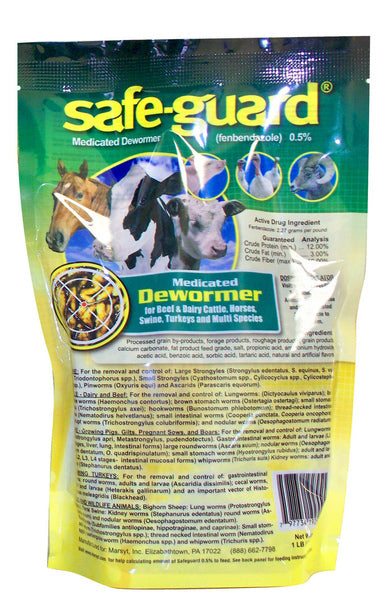 Safe-Guard Livestock Dewormer .5% Pellet