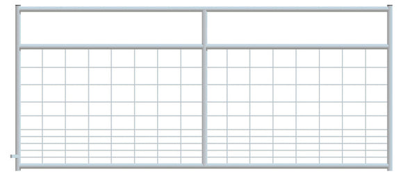 Galvanized Wire-Filled Tube Gate.