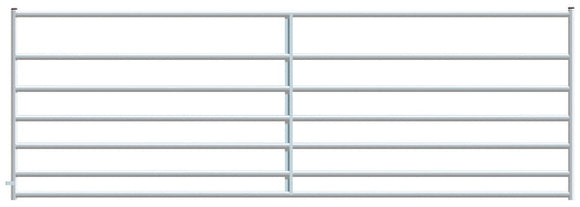 Galvanized 6-Bar Economy Tube Gate.