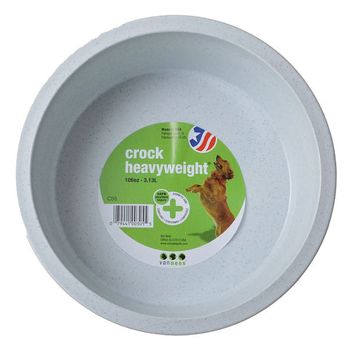 Crock Heavyweight Feeding Dish