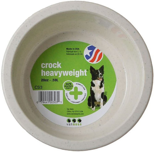 Crock Heavyweight Feeding Dish