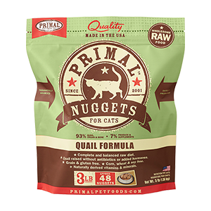 Raw Frozen Feline Quail Formula
