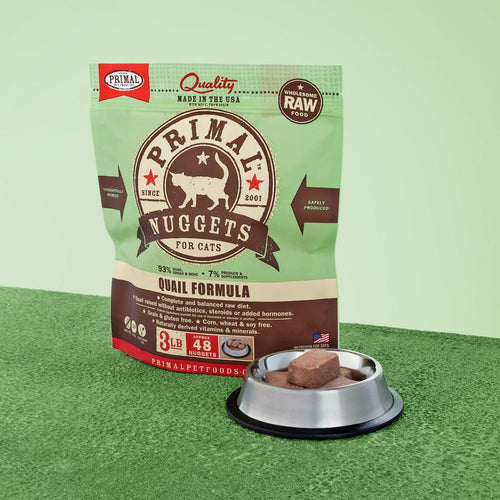 Raw Frozen Feline Quail Formula