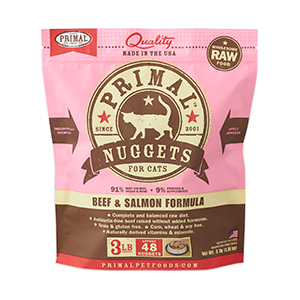 Raw Frozen Feline Beef & Salmon Formula