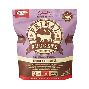 Raw Frozen Feline Turkey Formula