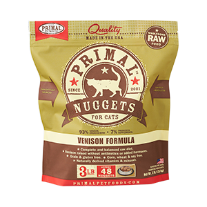 Raw Frozen Feline Venison Formula