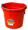 20 Quart Flat Back Plastic Bucket