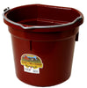 20 Quart Flat Back Plastic Bucket