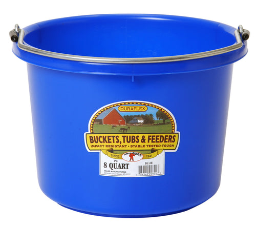 8 Quart Round Plastic Bucket