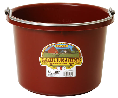 8 Quart Round Plastic Bucket