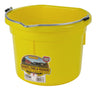 8 Quart Flat Back Plastic Bucket