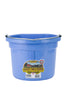 8 Quart Flat Back Plastic Bucket