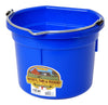 8 Quart Flat Back Plastic Bucket