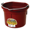 8 Quart Flat Back Plastic Bucket