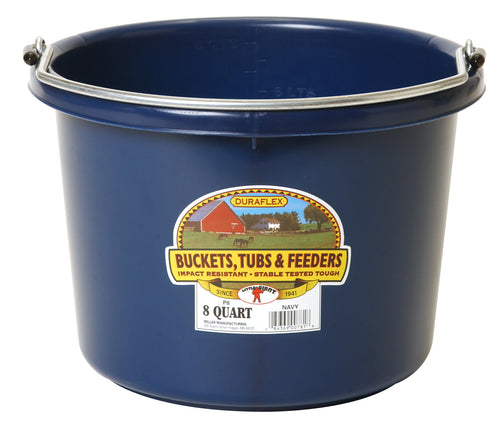 8 Quart Round Plastic Bucket