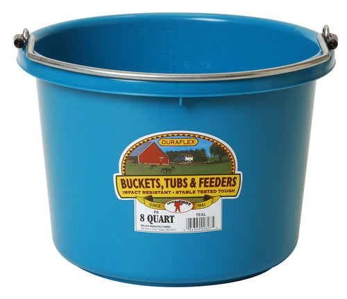 8 Quart Round Plastic Bucket