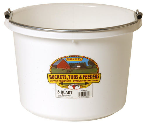 8 Quart Round Plastic Bucket