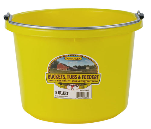 8 Quart Round Plastic Bucket