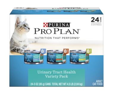 FOCUS Adult Urinary Tract Health Chicken, Ocean Whitefish, Turkey & Giblets Canned Food Variety Pack