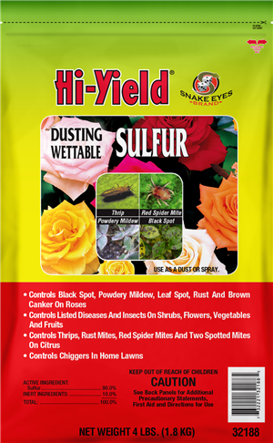 Dusting Wettable Sulfur